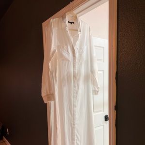 Kendi’s Closet White Button Down Dress
